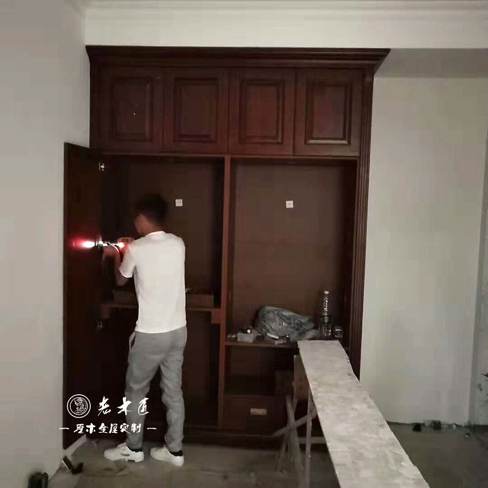 新中式實木定制家居圖片
